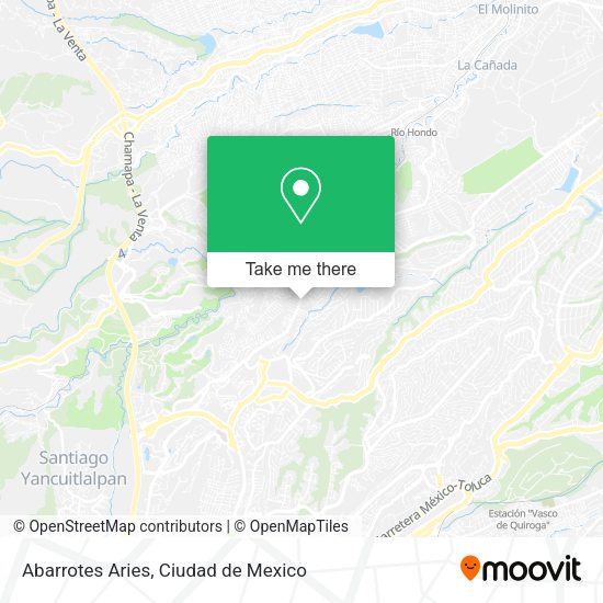 Abarrotes Aries map