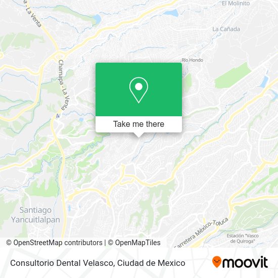 Mapa de Consultorio Dental Velasco