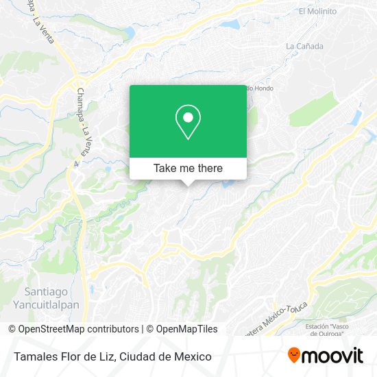 Tamales Flor de Liz map