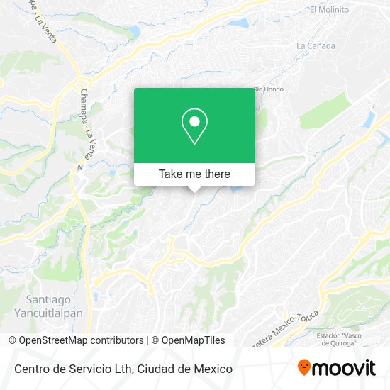 Centro de Servicio Lth map