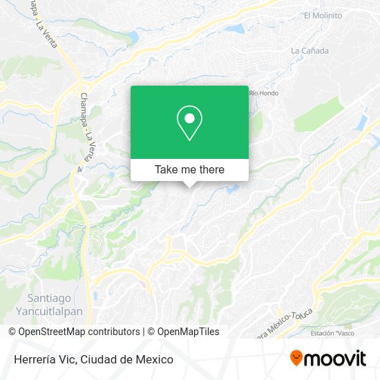 Herrería Vic map