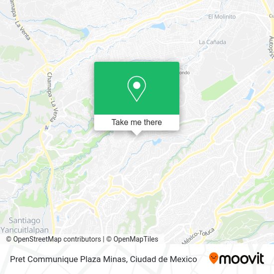 Pret Communique Plaza Minas map