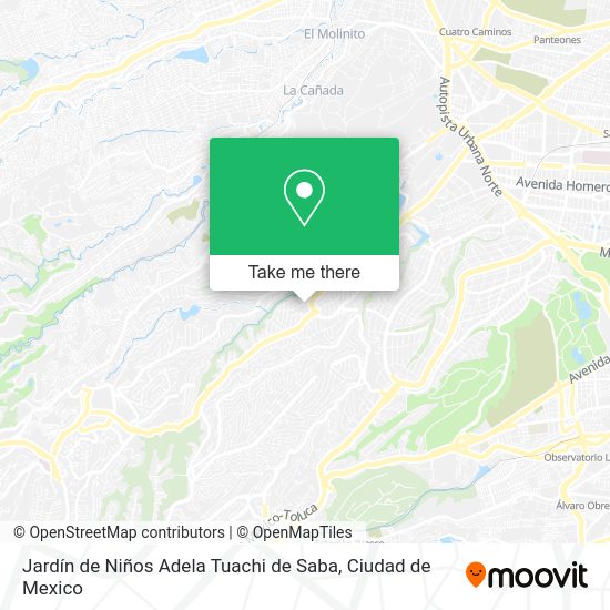 Jardín de Niños Adela Tuachi de Saba map