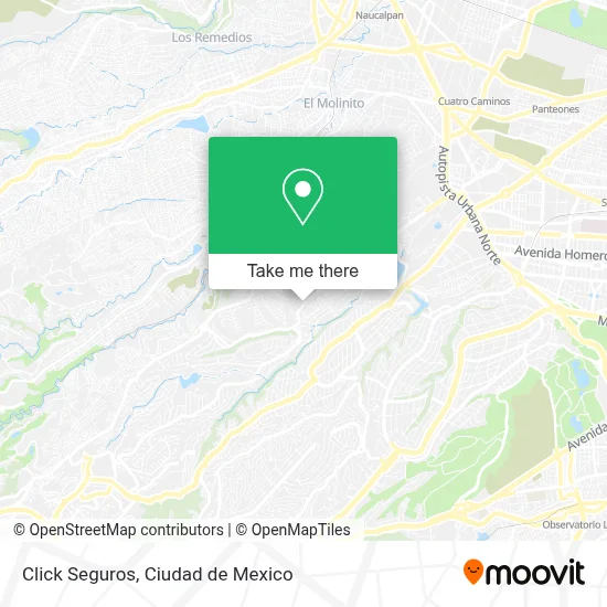 Click Seguros map