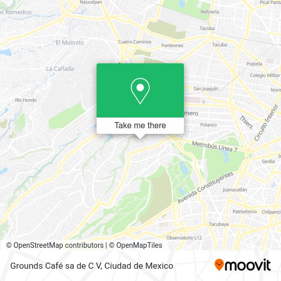 Mapa de Grounds Café sa de C V