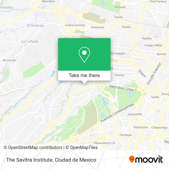 The Savitra Institute map
