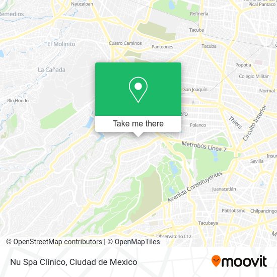 Nu Spa Clínico map