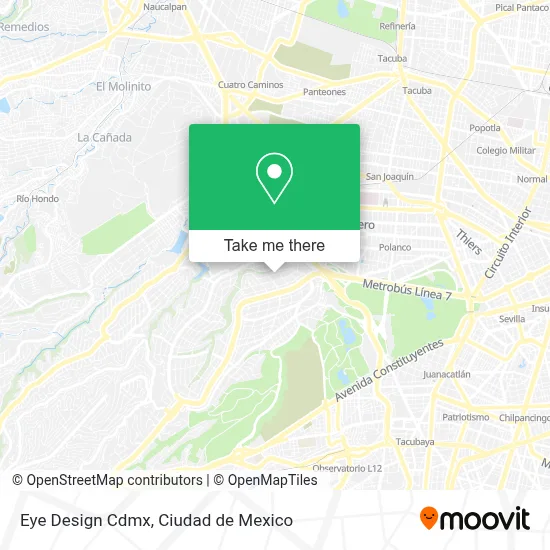 Eye Design Cdmx map