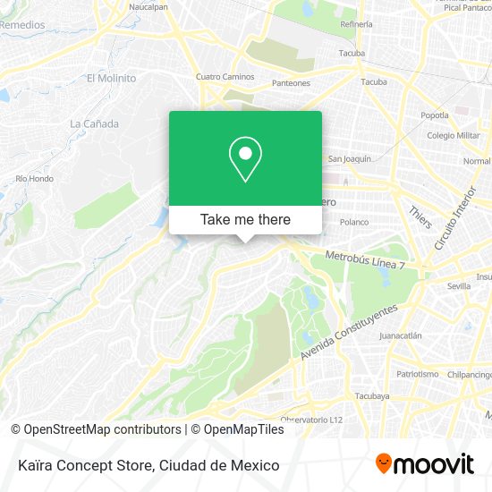 Mapa de Kaïra Concept Store