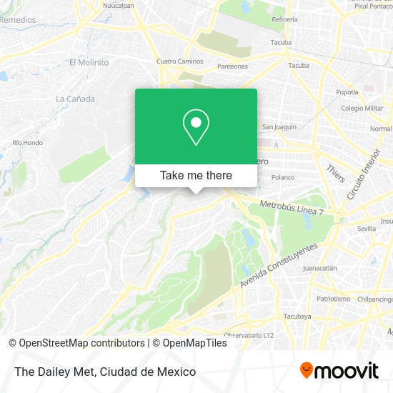 The Dailey Met map