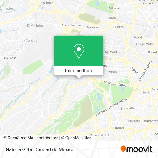 Galería Gebe map