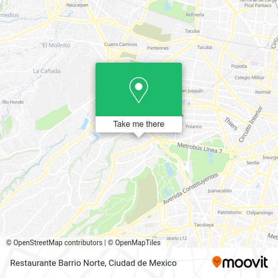 Restaurante Barrio Norte map