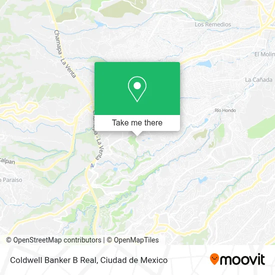 Coldwell Banker B Real map