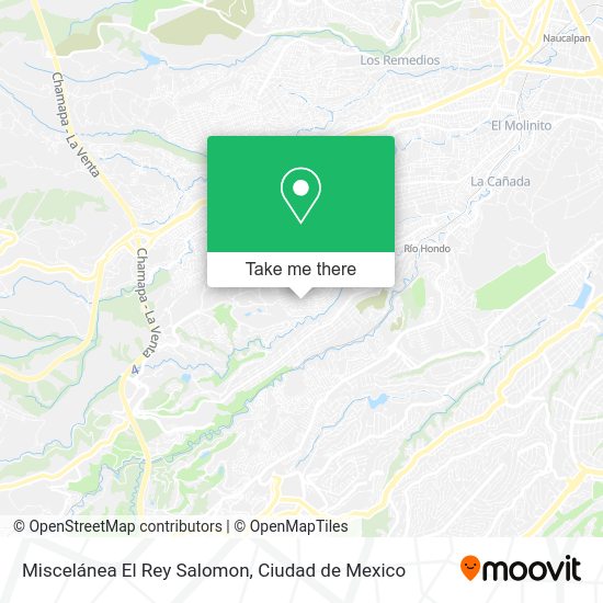 Mapa de Miscelánea El Rey Salomon