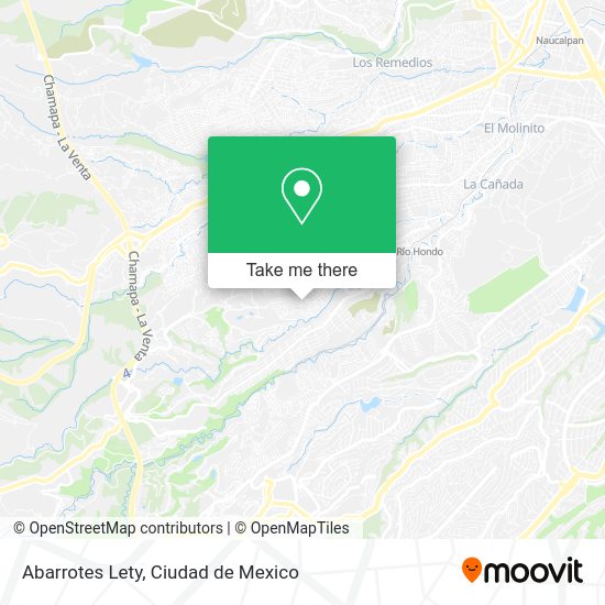 Mapa de Abarrotes Lety