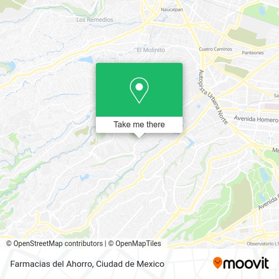 Farmacias del Ahorro map