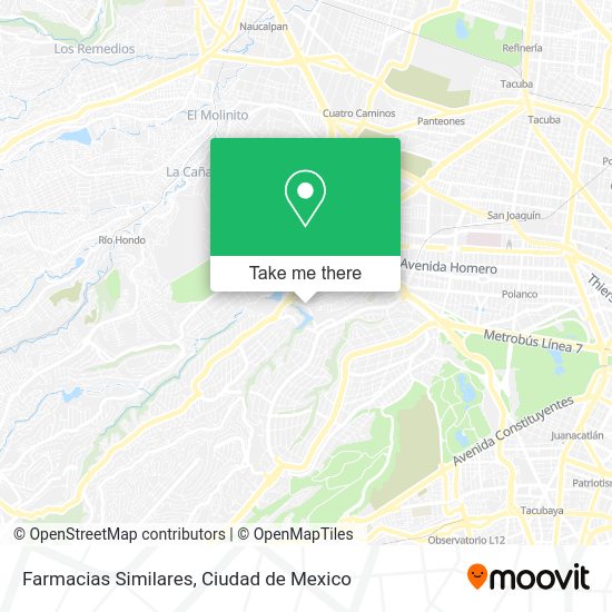 Farmacias Similares map