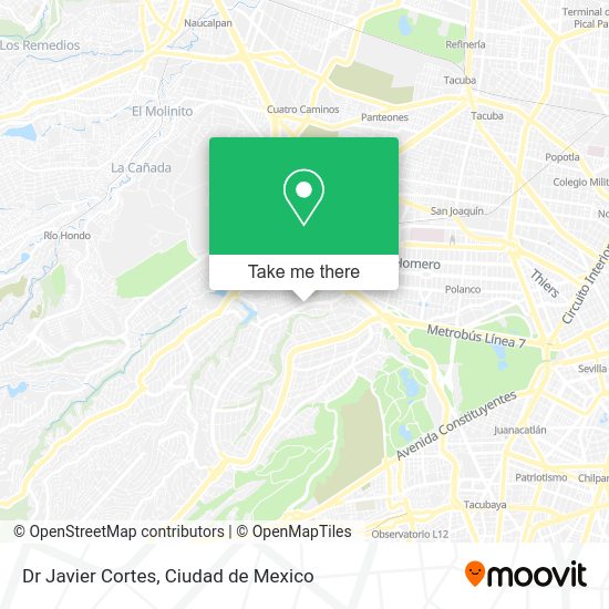 Dr Javier Cortes map