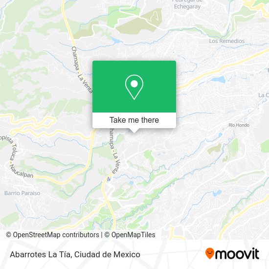 Abarrotes La Tía map