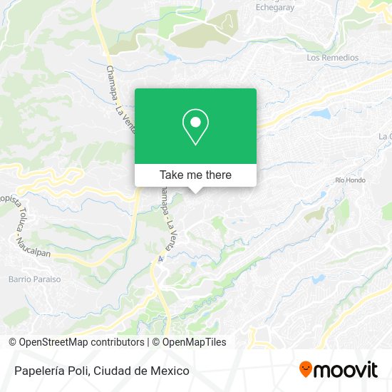 Papelería Poli map