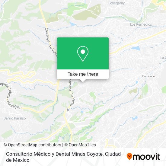 Consultorio Médico y Dental Minas Coyote map