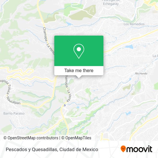 Pescados y Quesadillas map