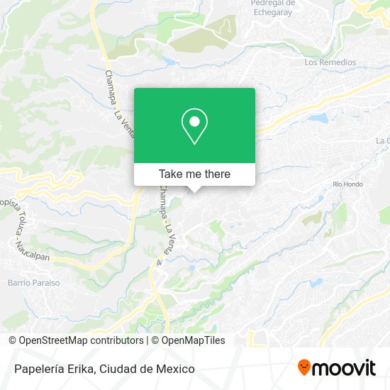 Papelería Erika map