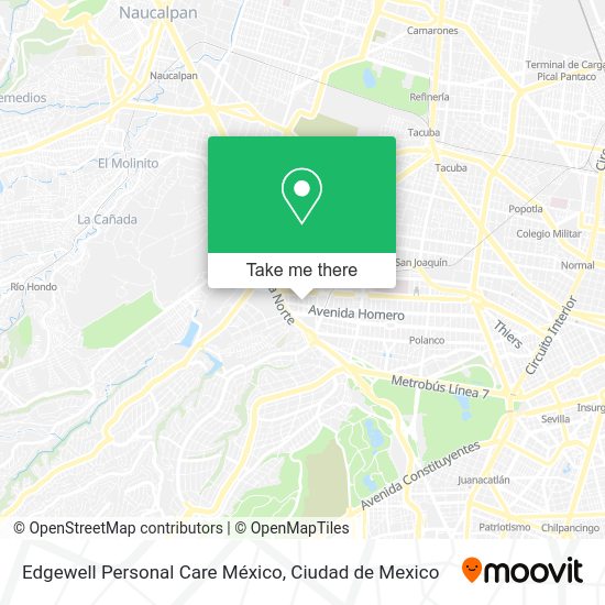 Edgewell Personal Care México map