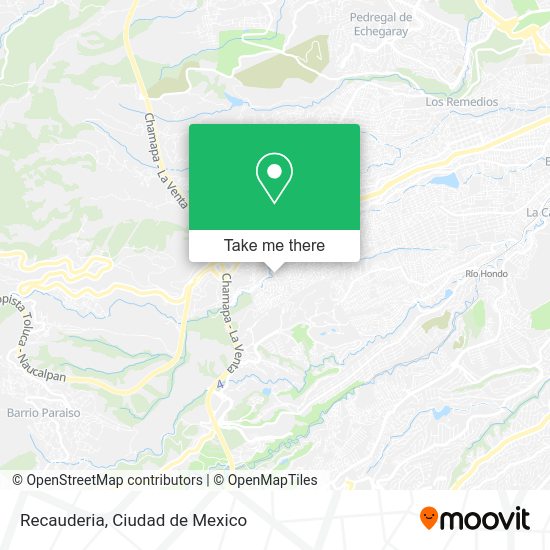 Mapa de Recauderia