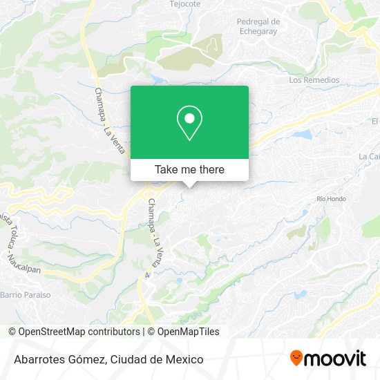 Mapa de Abarrotes Gómez