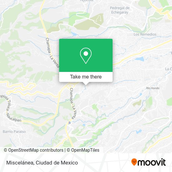 Mapa de Miscelánea