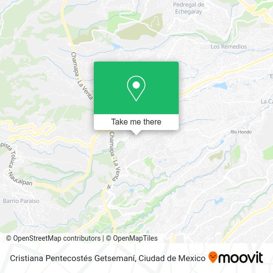 Cristiana Pentecostés Getsemaní map