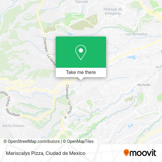 Mariscalys Pizza map