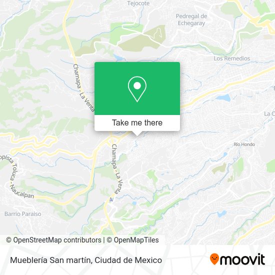Mueblería San martín map