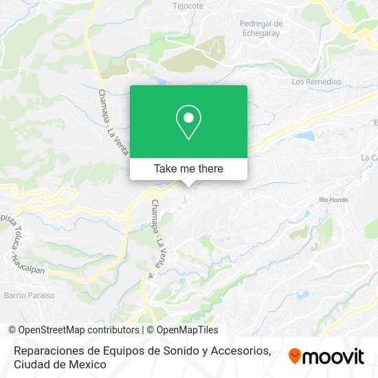 Reparaciones de Equipos de Sonido y Accesorios map