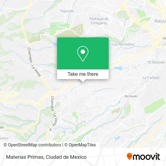 Materias Primas map