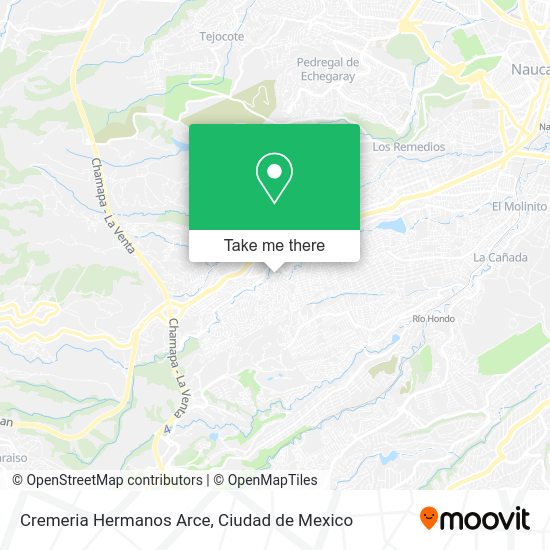Cremeria Hermanos Arce map