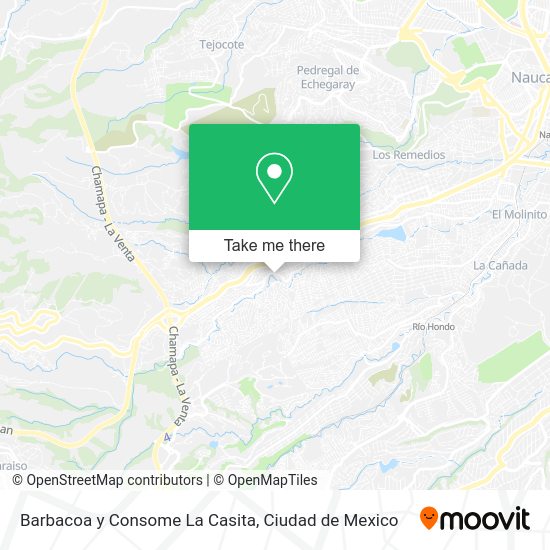 Barbacoa y Consome La Casita map