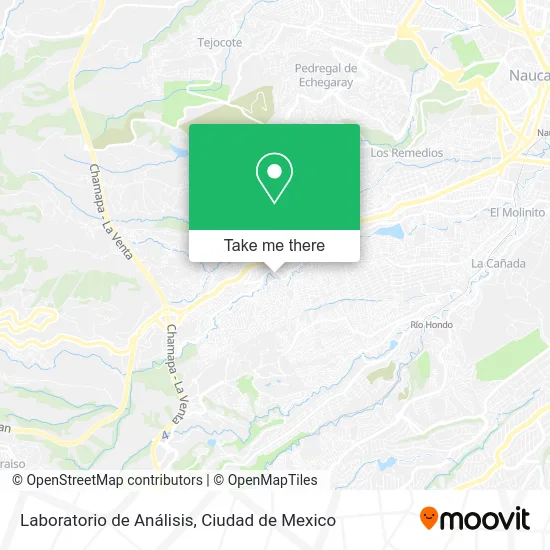 Mapa de Laboratorio de Análisis