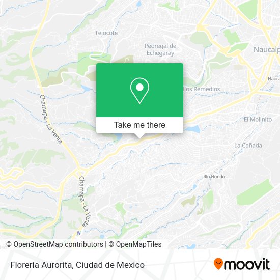Florería Aurorita map