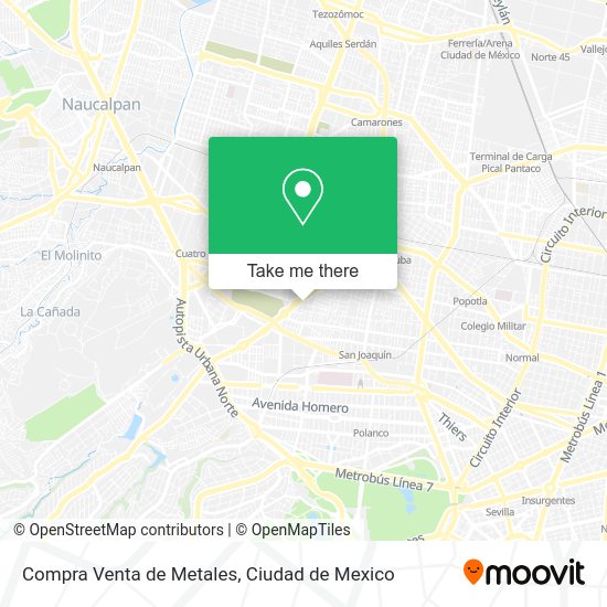 Compra Venta de Metales map