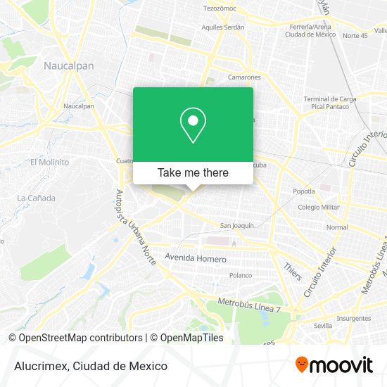Mapa de Alucrimex