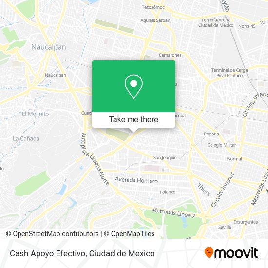 Cash Apoyo Efectivo map