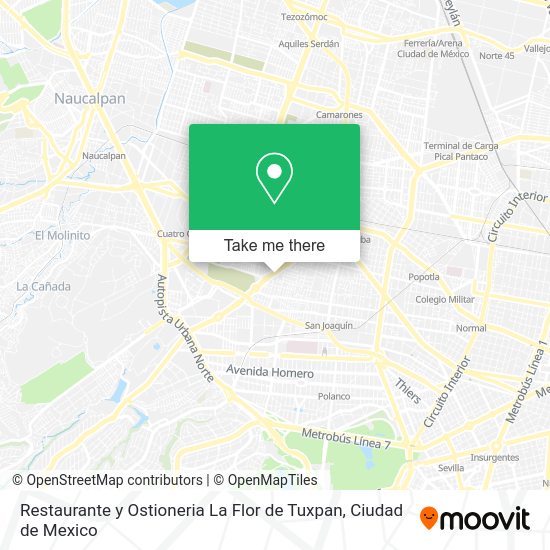 Restaurante y Ostioneria La Flor de Tuxpan map
