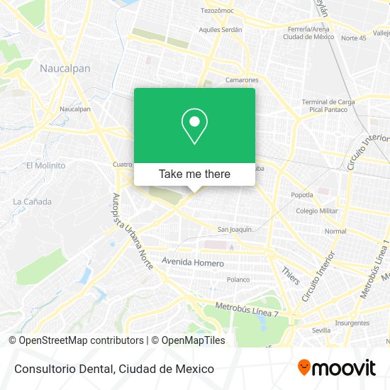 Consultorio Dental map