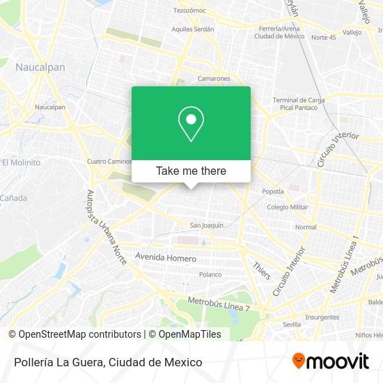 Pollería La Guera map