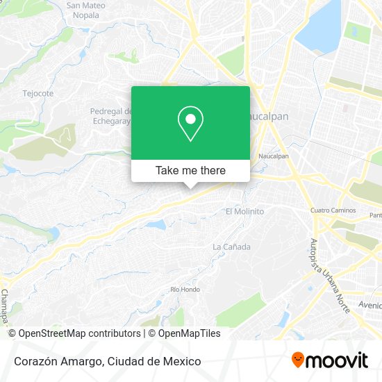 Corazón Amargo map