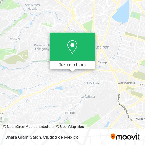 Dhara Glam Salon map