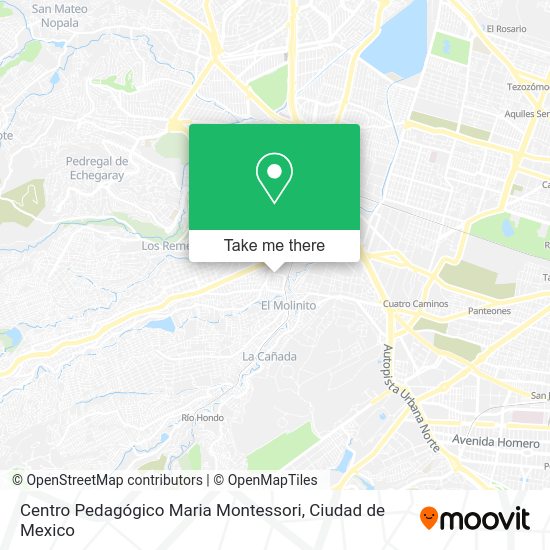 Centro Pedagógico Maria Montessori map