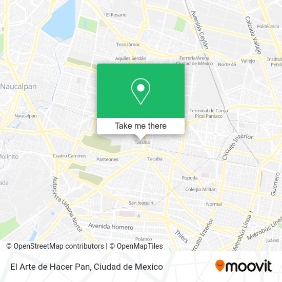 El Arte de Hacer Pan map